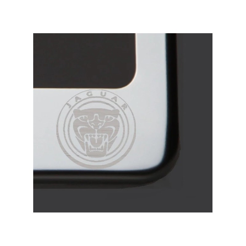 KA T304 Chrome Polished New Jaguar Laser Etched Engraved License