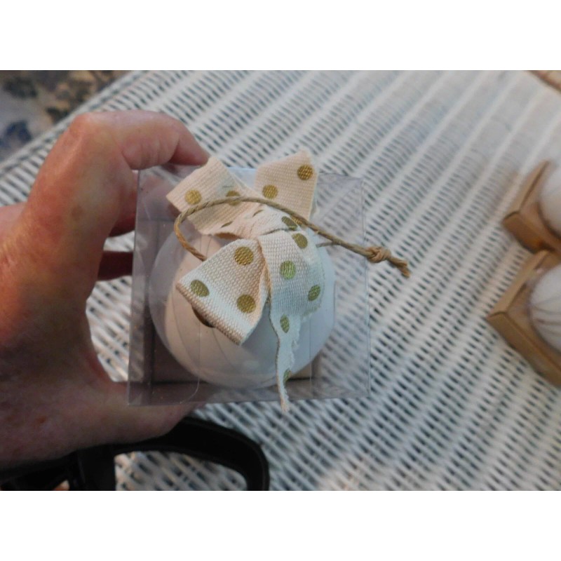 Mud Pie CHOICE OF MUD PIE TREE ORNAMENTS, 3" GOLD