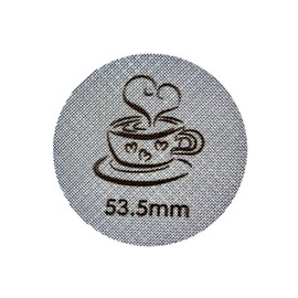 Espresso Puck Screen for 54mm Portafilter Basket, 1.7mm Thickness Made with 316 Stainless Steel, Coffee Machine Reusable Filter for Barista Accessories (54mm）