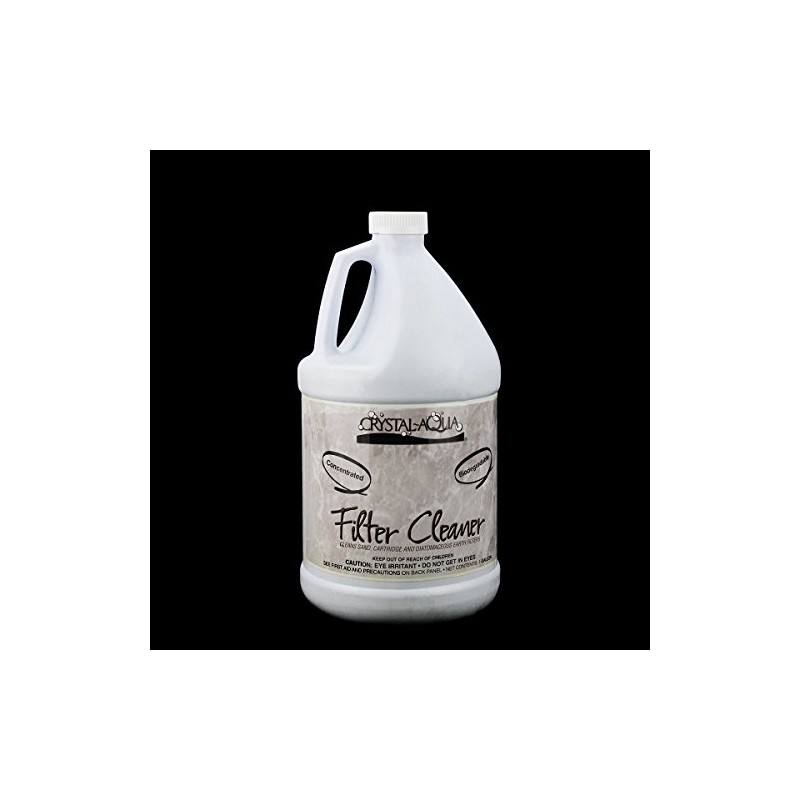 Crystal-Aqua Swimming Pool and Spa Filter Cleaner Solution 1 Gallon