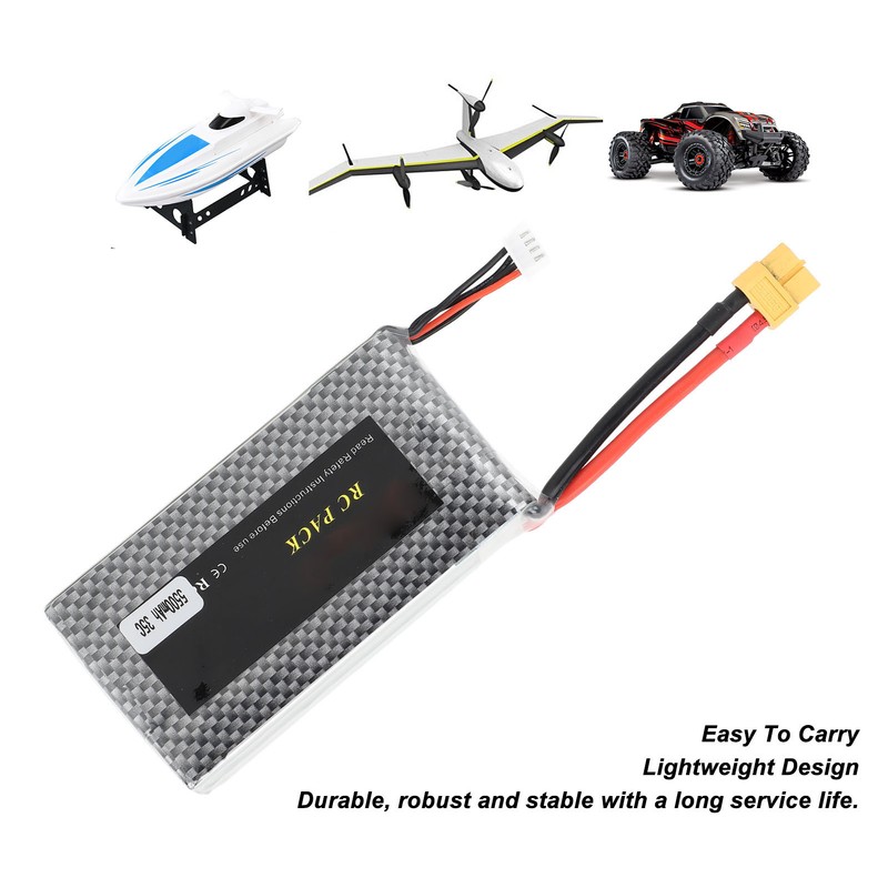 RC Toys Lithium Battery 11.1V 5500mAh RC Model Lithium Polymer