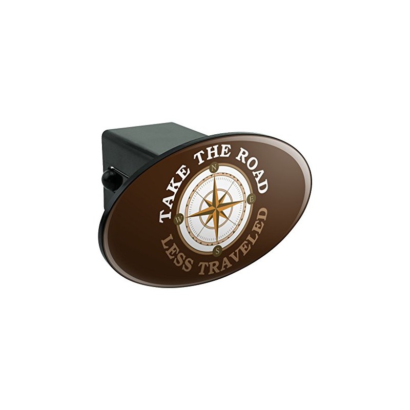GRAPHICS & MORE Take The Road Less Traveled Compass Oval