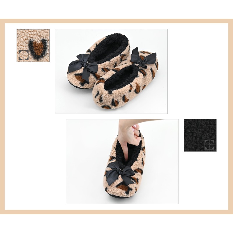 DICUIRD Slipper Socks For Women With Grippers, Fuzzy With Non