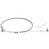 PQY 24" Univeral Throttle Cable Kit Stainless Steel Braided Adjustable