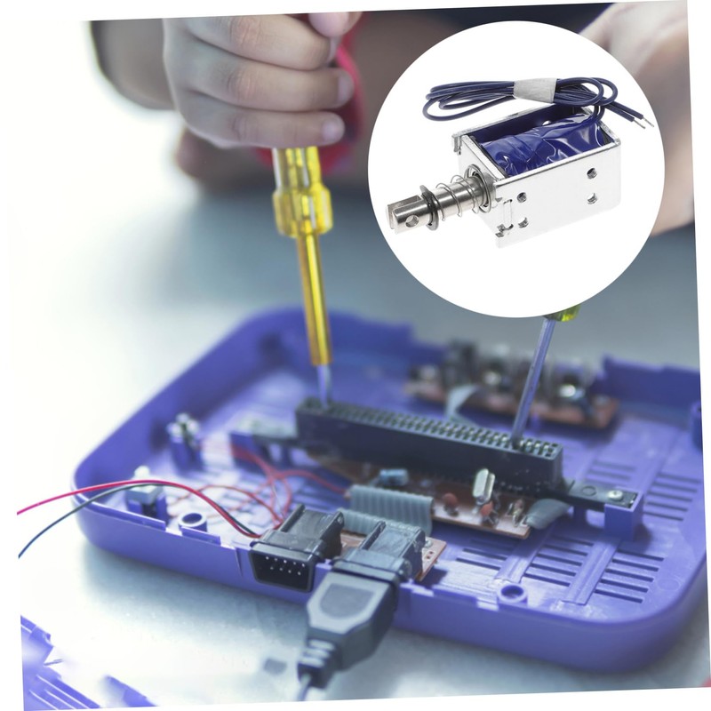 CHILDWEET Push-Pull Electromagnet Magnets Linear Solenoid Electric Solenoid Valve Magnetic