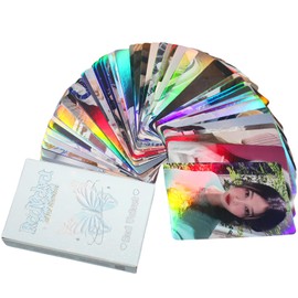 PYAJUU Red Velvet Photocards KPOP Red Velvet Holographic Laser Photocards 50PCS Red Velvet Album Cards Gift for Fans Kpop Gift Set Birthday Gift for Girls and Boys