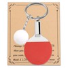 FUSTMW Table Tennis Gifts Keychain Ping Pong Lovers Gifts Ping