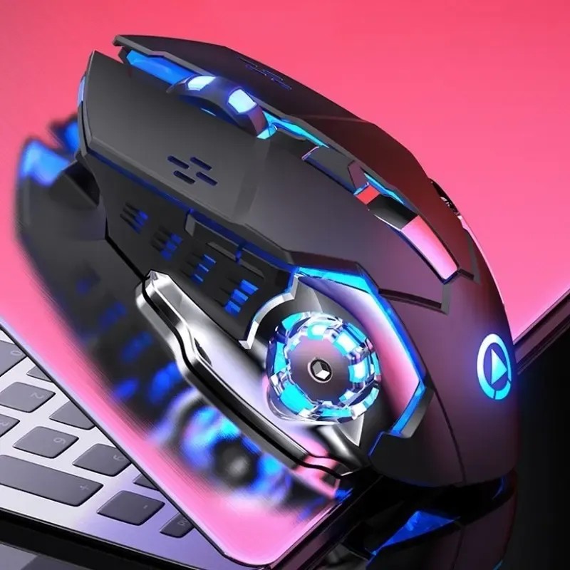 Mouse Óptico Gamer Yindiao A4 1600dpi 3 Modos Con Luz