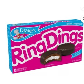 Drakes Drake's Ring Dings, 8 ct,