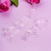 4 Pair Clear Bra Straps Invisible Transparent Adjustable Non-Slip Bra