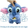 Peluche Stitch Que Respira Para Bebés 0-12 Meses