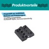 Pack of 4 Hinges for Cabinet Doors, Nylon Hinge, 30