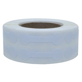 Hybsk 1,000pcs Jewelry Price Tags Merchandise Barbell Price Stickers Jewelry Size Identify Labels (Glossy Paper)