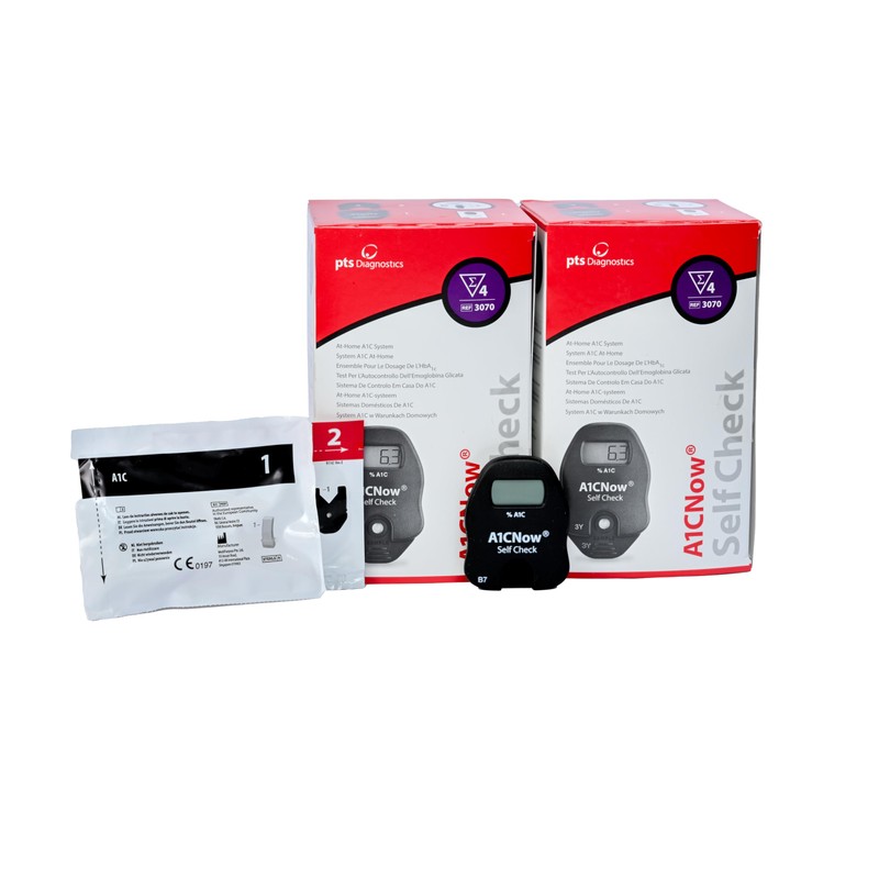 A1CNow glycated Hemoglobin - HbA1c, Hemoglobin A1C Multi-Test System 8