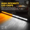 Xprite 35" LED Emergency Windshield Strobe Light Bar Traffic advisor