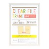 CFF-A4WH Clear File Frame, A4, White, 8.7 x 12.2 inches
