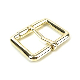 VersaKits 4 Pcs Belt Buckles Replacement 1 Inch Heavy Duty Green Light Gold Single Prong Pin Buckle Hardware for Bag Strap Leather Belt Sewing