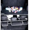 ZUJIACUN Car trunk organizer bag with lid, rear suspension organizer