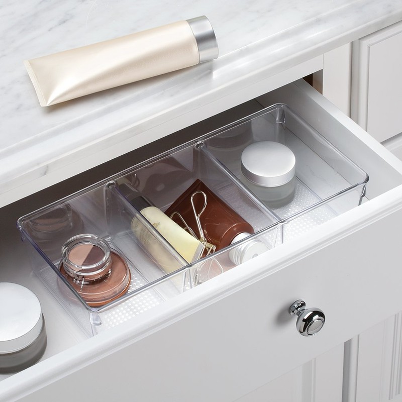 InterDesign Clarity Tray 3, Clear