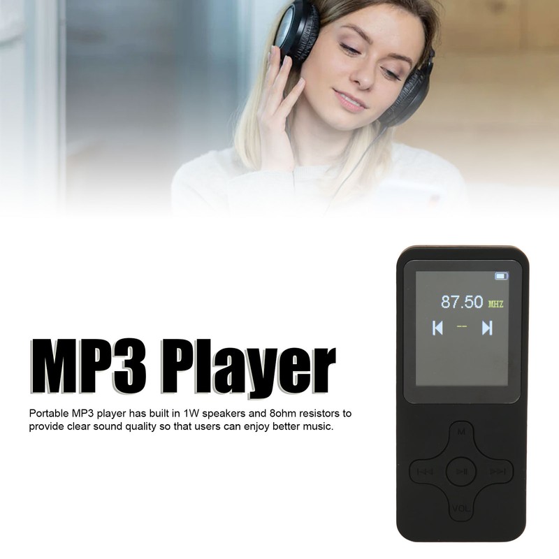 MP3 Player Bluetooth 5.0 Video Playback FM Radio Electric Book
