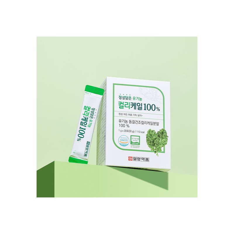 Ilyang Sincere Organic 100% Curly Kale 6 Boxes (6-Month Supply)