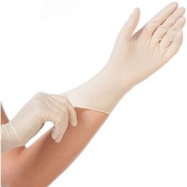 'Franz Mensch 26759 Latex Grip Glove Light Hygo Standard – M – White