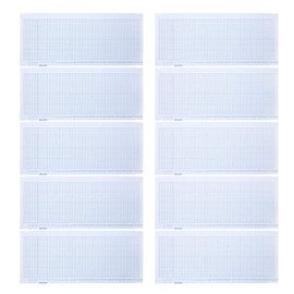 10 Sheets Knitting Machine Card 24 Stitch Card Punch Device for Knitting Machines Punch Cards DIY Sweater Hand Crafts Accessory, 32.1 x14cm Per Sheet