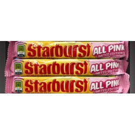 Starburst 3 Packs of Starburst All Pink Strawberry Fruit Chews Limited Edition!