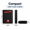 Ultra Thin RFID Wallet for Men – Carbon Fiber Pattern