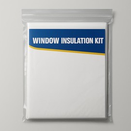 Window Insulation Kit with Double Sided Tape 1.57 x 1.82 Meters | Window Film Privacy for UV Protection, Heat Retention & Energy Saving Easy DIY Window Seal for Summer and Winter