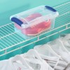 Sterilite (3 pack) 7 Quart Latch Box, Clear Plastic Storage