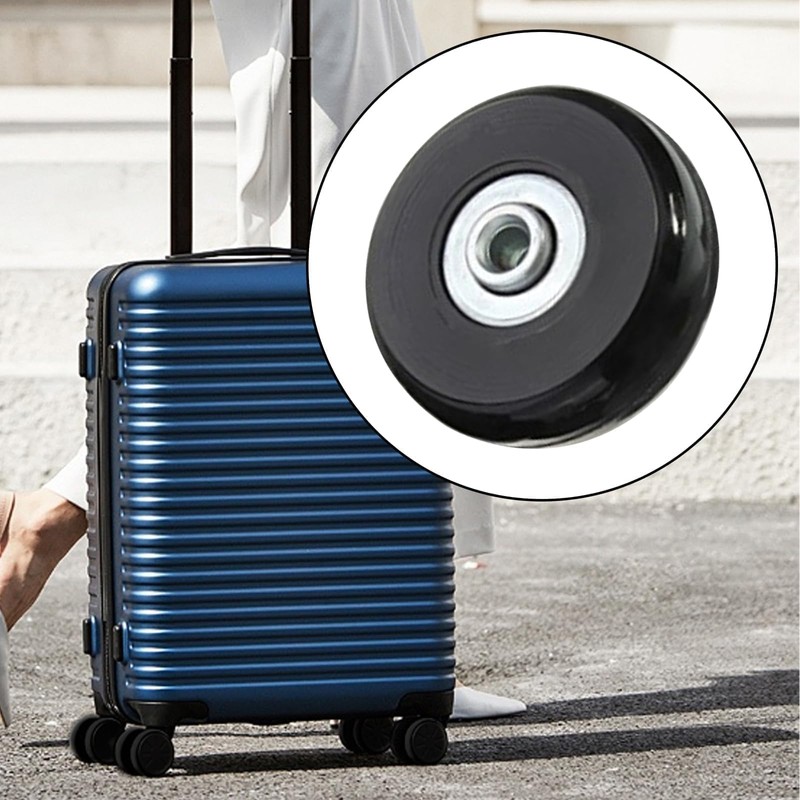 Alriedy Set of 4 Suitcase Castors, 60 x 18 mm