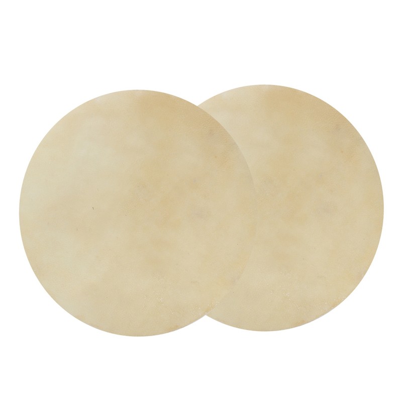 2pcs Drum Head Sheepskin Consistent Clear Sound for African Bongo