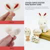 50Pcs Easter Mini Bunny Ears, Tiny Bunny Ears Hair Clips,