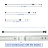 Sliding Glass Door Security Bar,Adjustable Security Bar (Updated Model(16.5-51 inch))