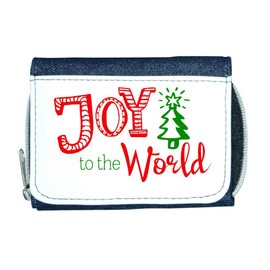 Joy to The World Festive Christmas Statement Stylish Ladies Purse
