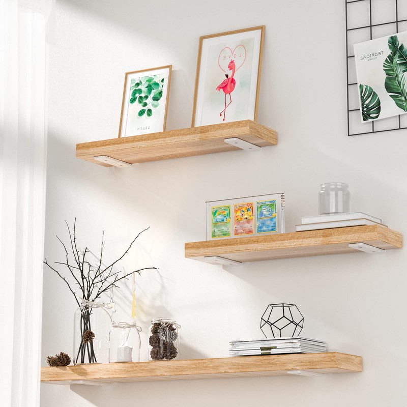 Heavy Duty Shelf Brackets 6 inch (1/5") Thick, 6 Pack