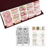 Zephyraxis 3PCS Bible Tabs with Bible Study Sticker Tracker for