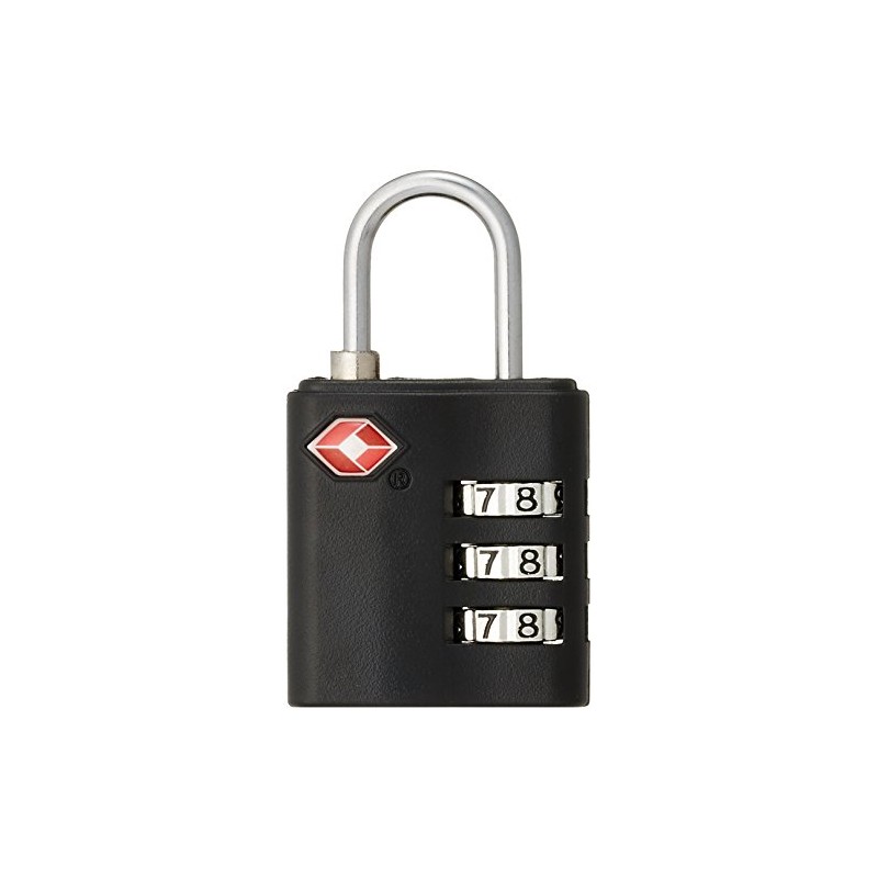 Concise 299714 TSA 3-Digit Dial Lock, 2.2 inches (5.5 cm),