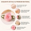 100 Pcs Mini Satin Ribbon Rose for Crafts