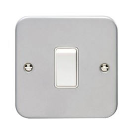 SHPELEC® Premium Metal Clad Switches and Sockets (1g 2 way Switch)