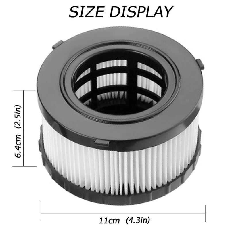 FOR DEWALT 2 Pack Filter Replacement for DeWalt DC515 DCV517