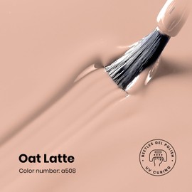 Beetles Nude Fall Gel Nail Polish 10ml Light Brown Color Gel Polish Soak off UV Led Lamp Needed Manicure Salon DIY Home Gift for Women Oat Latte