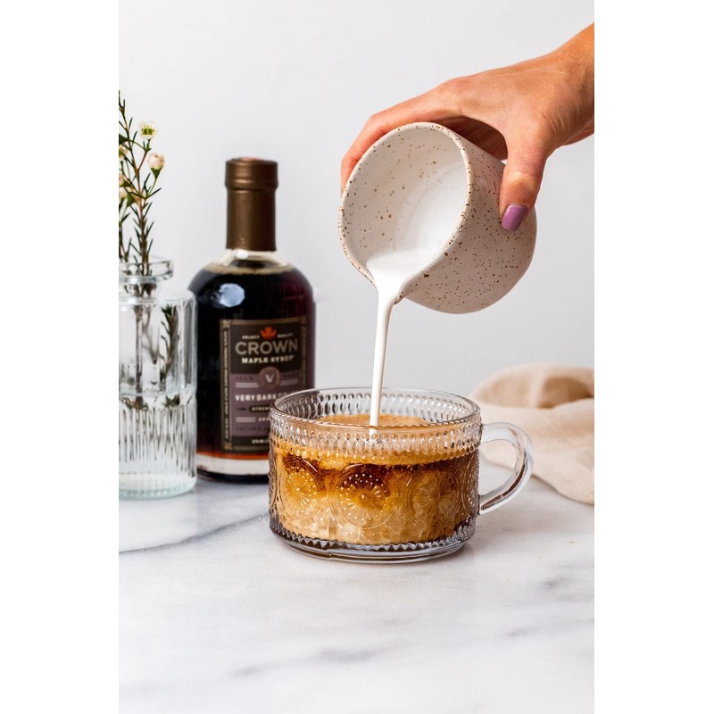 Crown Maple Very Dark Color Strong Taste Organic Maple Syrup,