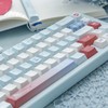 TIMSEKER 147 Keys Blue Aesthetic Custom PBT Keycaps, Cherry Profile,