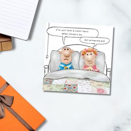 Model Family, Birthday Card for Him, Get a Hearing Aid!" Male Birthday Card, Funny Birthday Card for Him