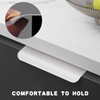 VNIDJGB 4 Pcs Edge Pull Handles,White Finger Edge Pull,Recessed Concealed