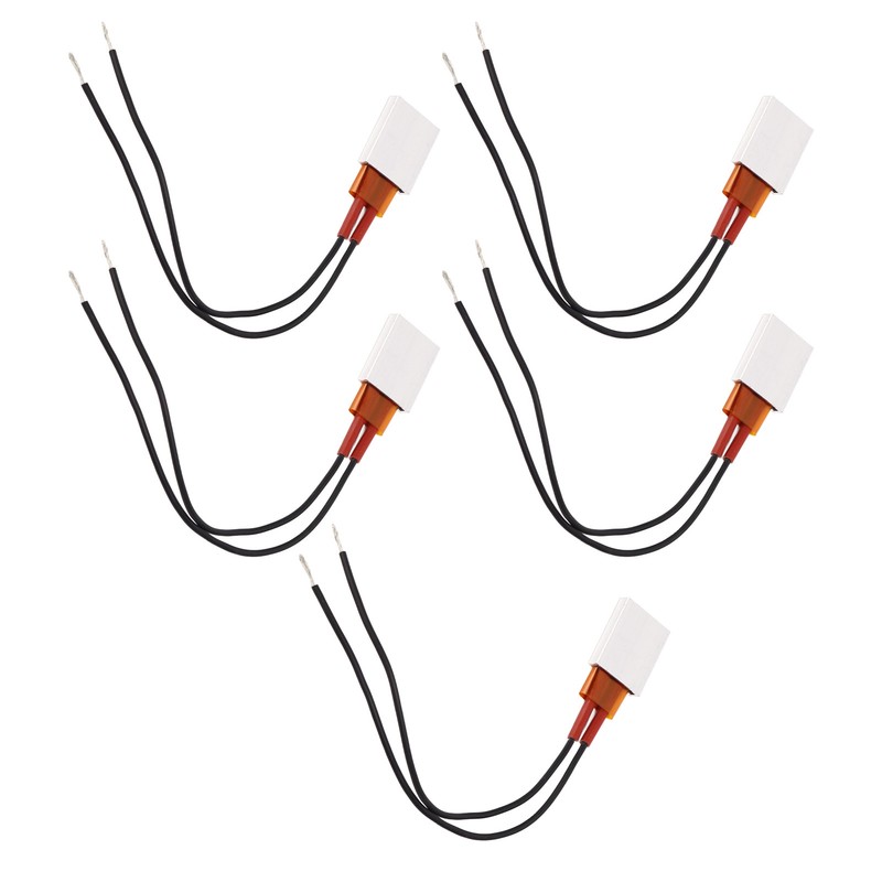 5Pcs PTC Heater Plate Ceramic Thermostatic Aluminum PTC Heating Element