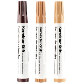 AGT Furniture Pen: Wood & Veneer Furniture Correction Pen, Set of 3 (Furniture Touch Up Pens, Wood Touch Up Pen, Wood Repair)