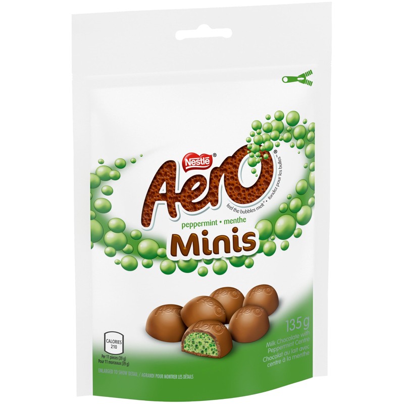 AERO Bubbles Peppermint, 135g Pouch